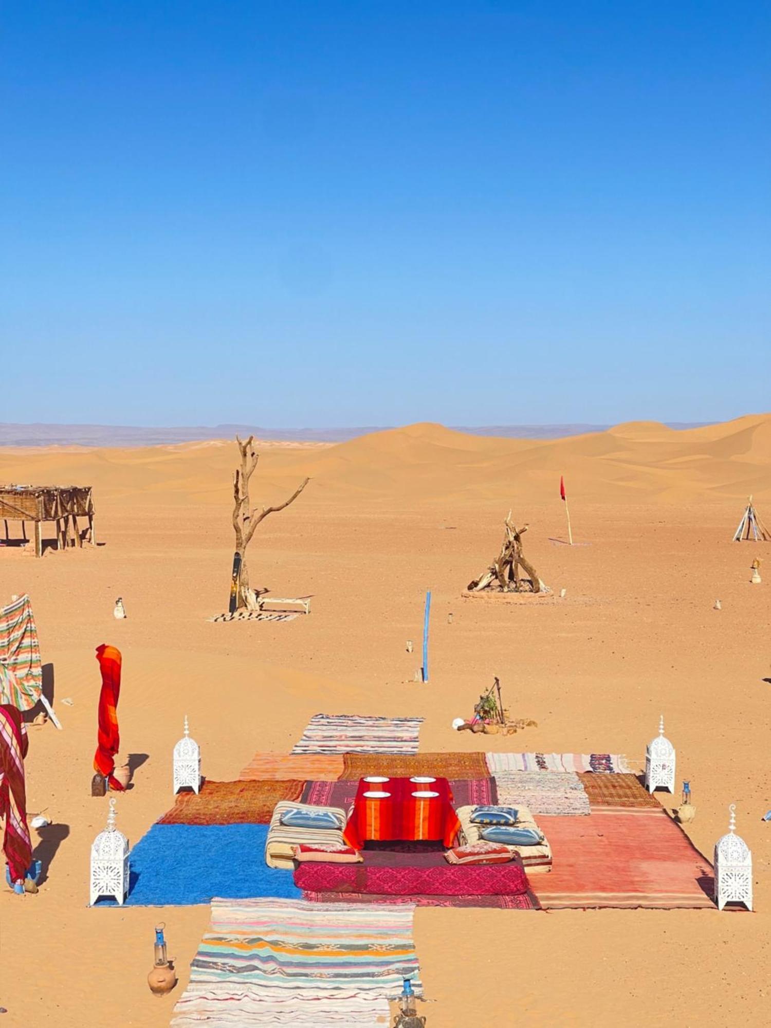 Mhamid Sahara Camp Activities - Le Chant Du Sable M'Hamid Exterior foto